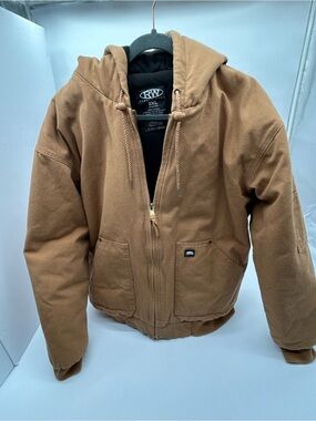 Rw Rugged Workwear Heavy Duty Insulated Hooded JacketBrown Hooded Zip Jacket 2XL